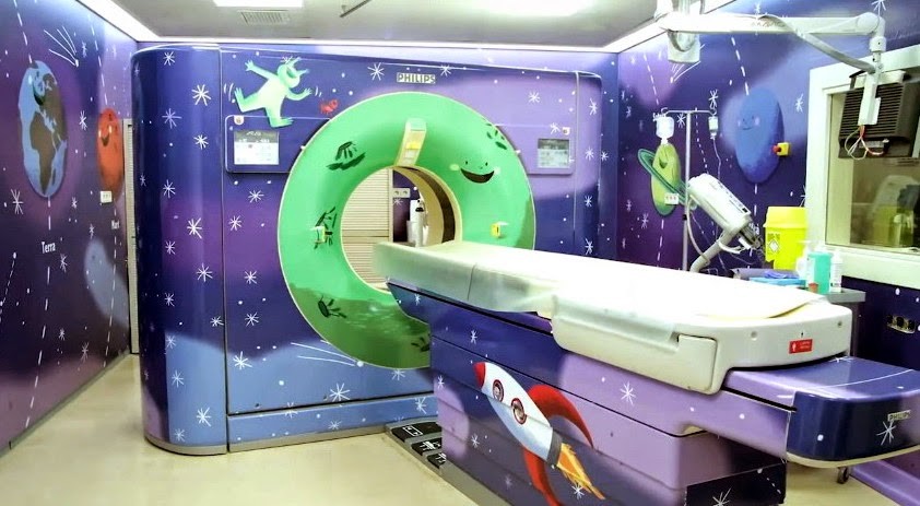 Sant Joan de Déu (Barcelona, Espanha) Quando a decoração serve para fazer mais felizes as crianças hospitalizadas
