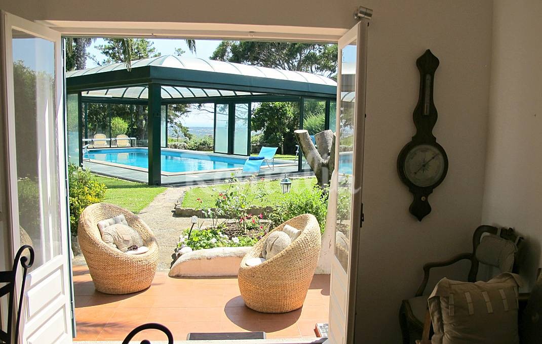 Casas de fim de semana: Desfrutar de uma quinta na serra com piscina e... perto da praia 