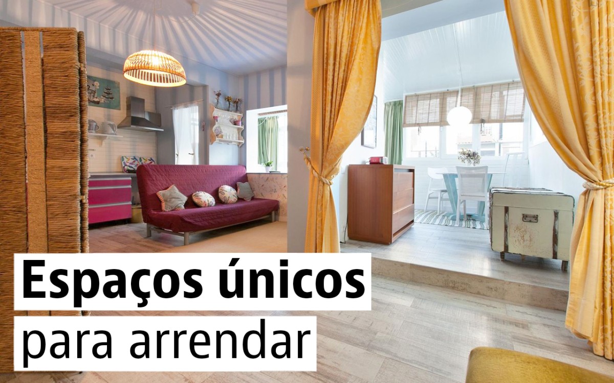 Espaços únicos para arrendar