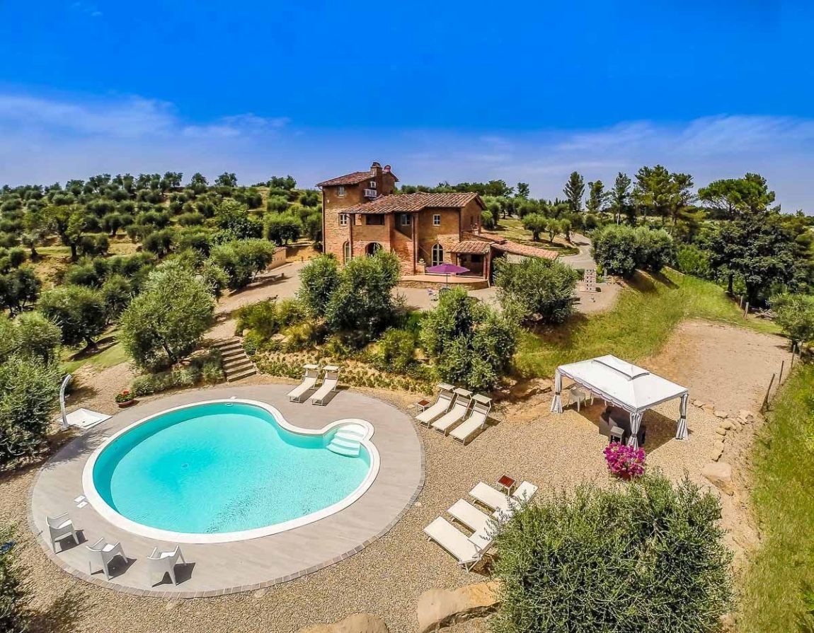 Casas de sonho: Os segredos de uma encantadora “villa” na Toscana rodeada de oliveiras