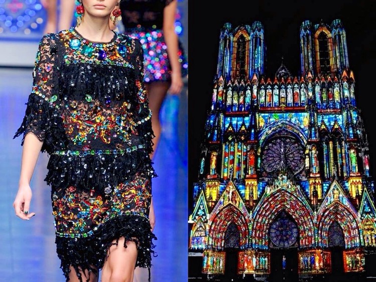 Dolce & Gabbana S/S 2012 | Catedral Notre-Dame de Reims dolce-gabbana