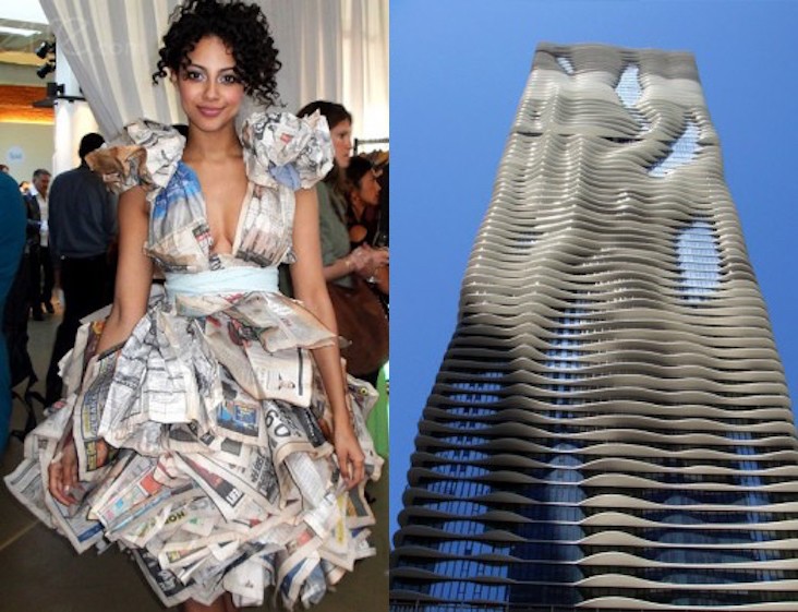 Sara Miller 2010 | Jeanne Gang, Aqua Tower de Chicago fashion-architecture-lara-miller-jeanne-gang-