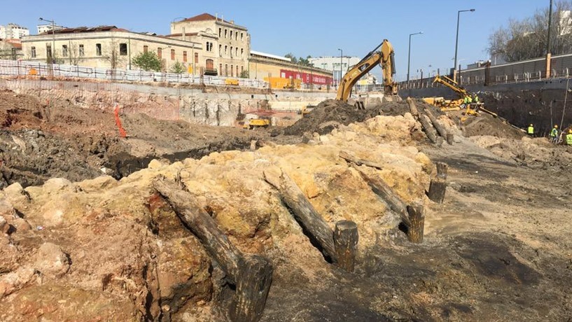 Descoberta arqueológica atrasa obras do novo Hospital CUF Tejo, em Lisboa 