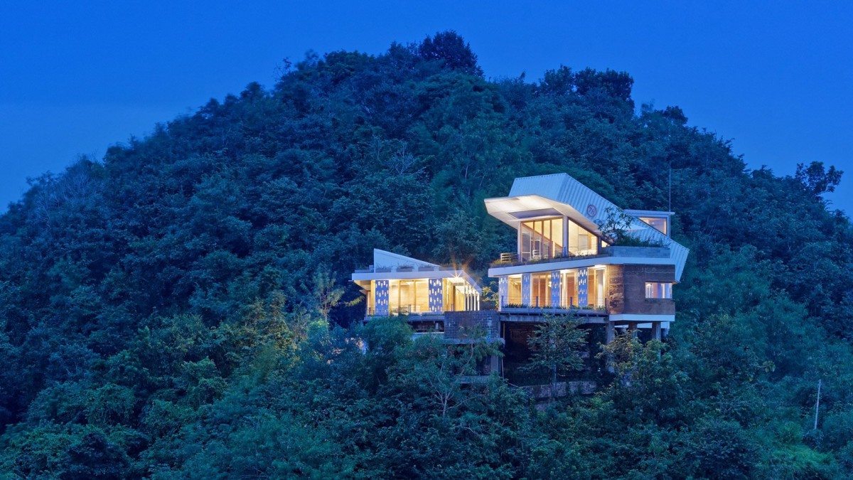 Casas de sonho: uma mansão de luxo na Indonésia com um contentor como telhado