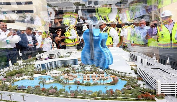 O novo Hard Rock Café em Miami será o primeiro edifício em forma de guitarra elétrica