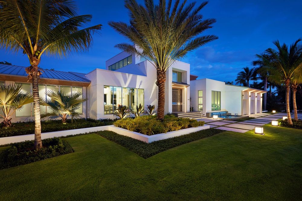 Os jardins... enormes