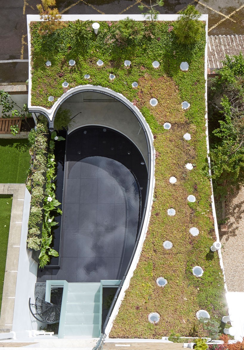 ... e o telhado, que também tem um jardim... 