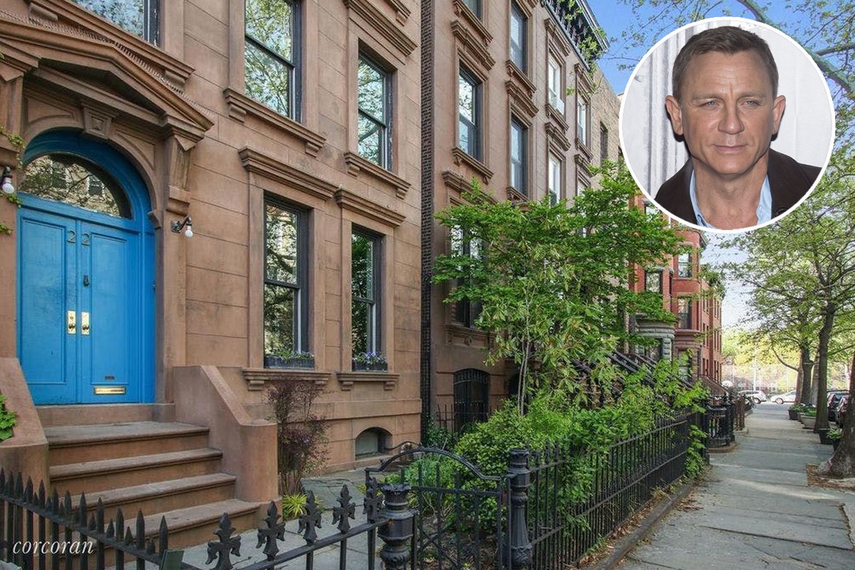 A casa, num típico bairro de Brooklyn