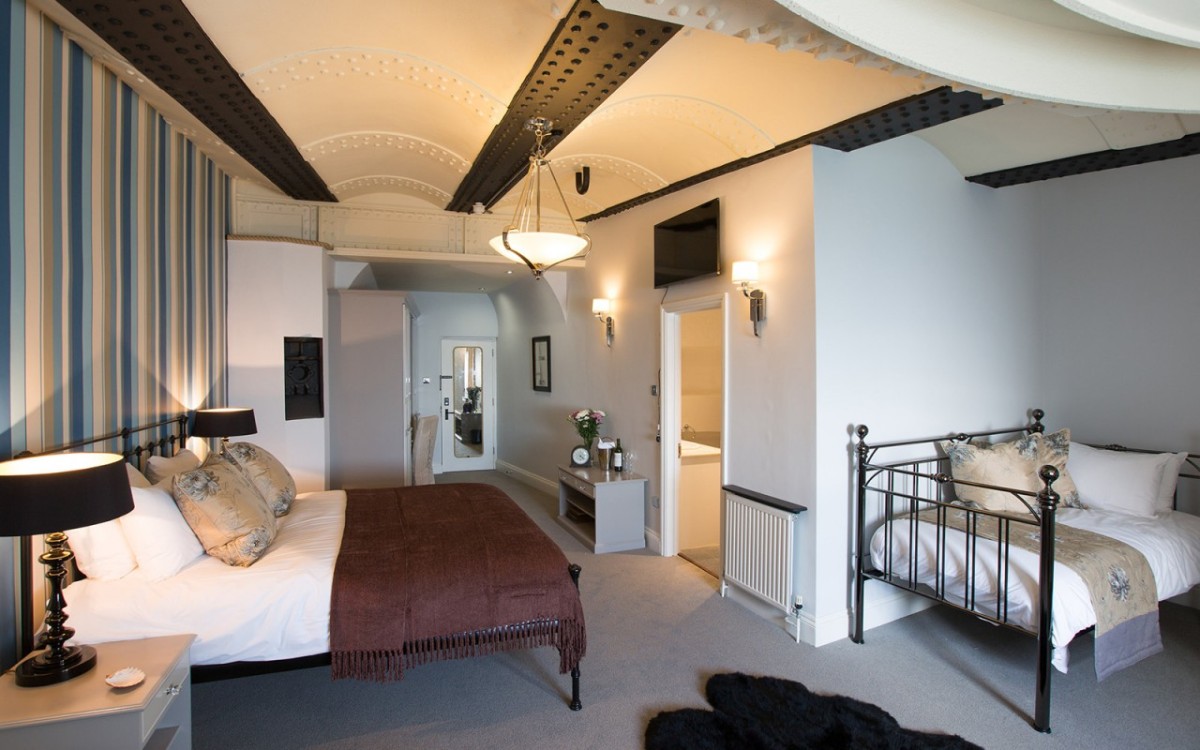 Um dos quartos mais luxuosos