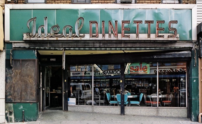 Um restaurante...