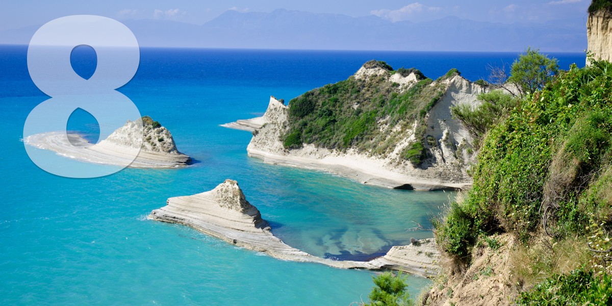 Corfú, Grécia: 91,2 libras/104,2 euros corfu