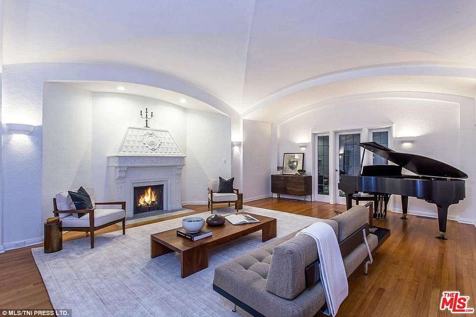 Uma sala de estar...