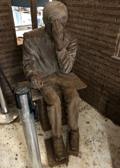 A casa demorou 13 dias a ser construída...