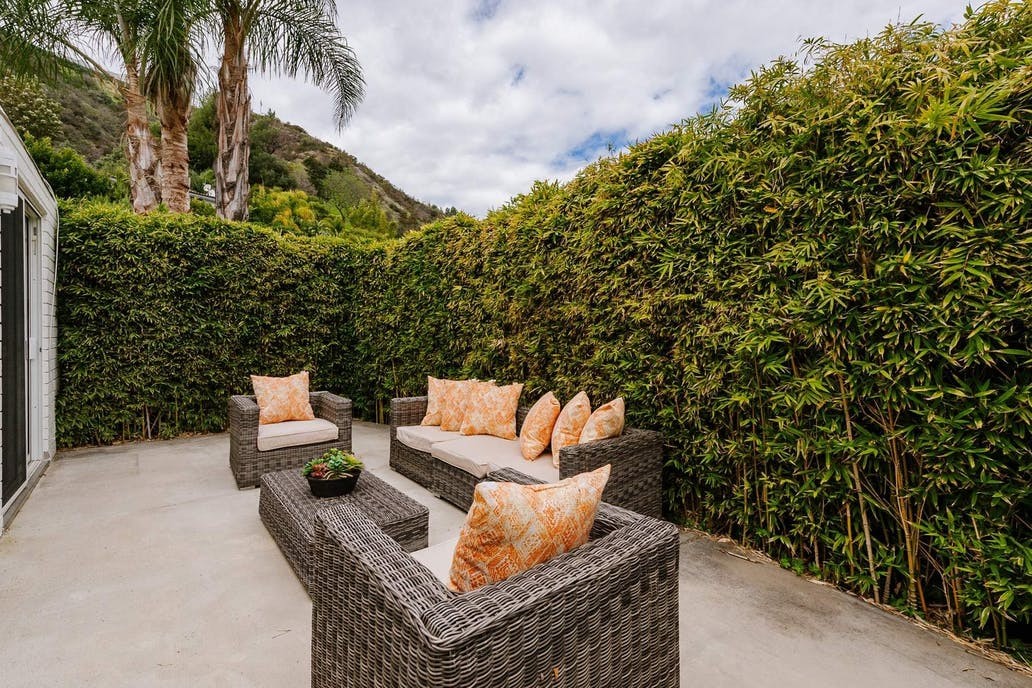 Um espaço para descansar ao ar livre