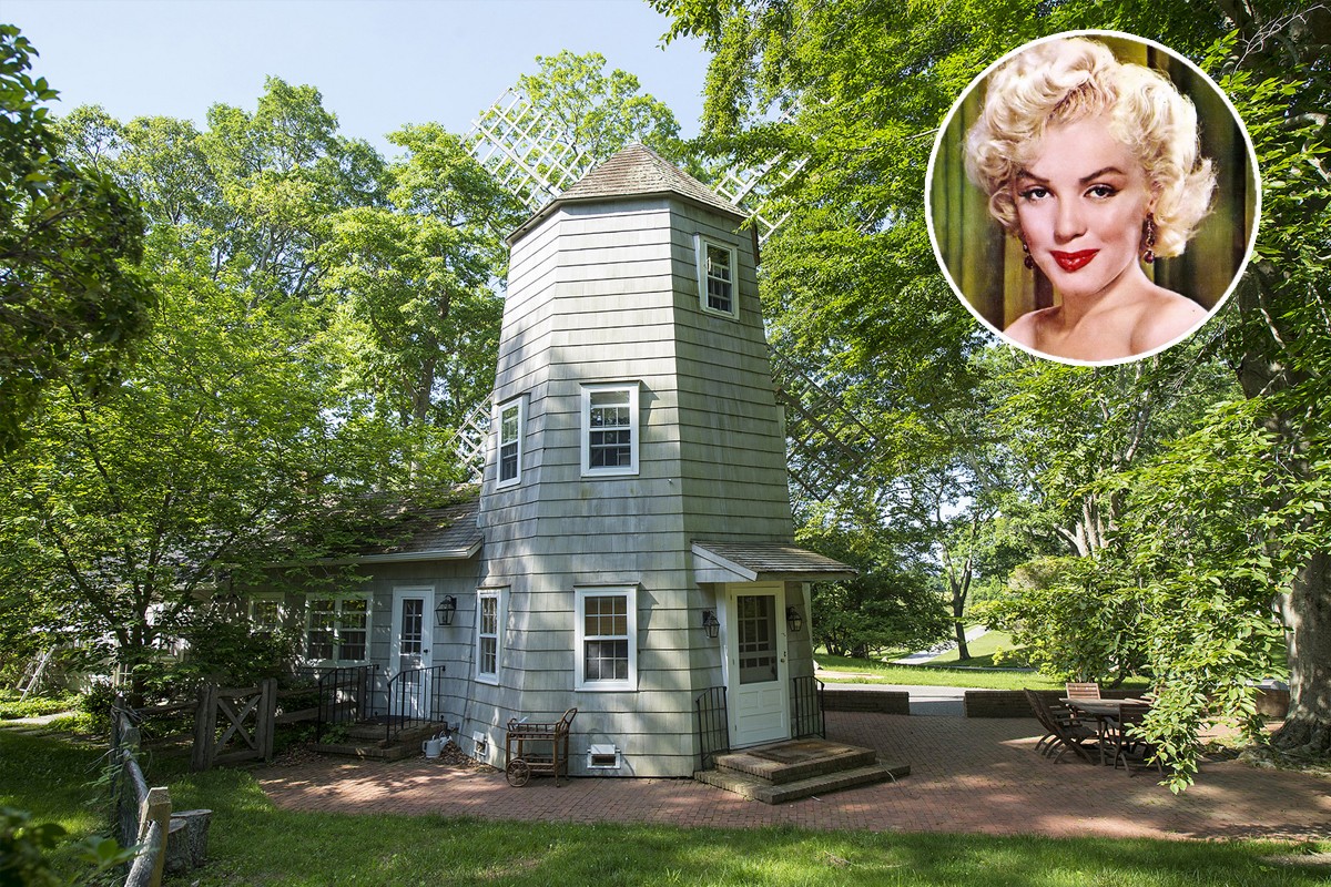 A atriz viveu nesta casa em 1957