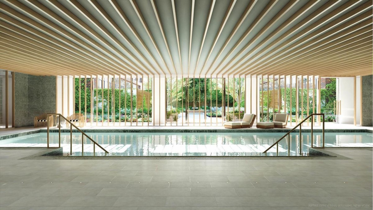 A piscina comum...