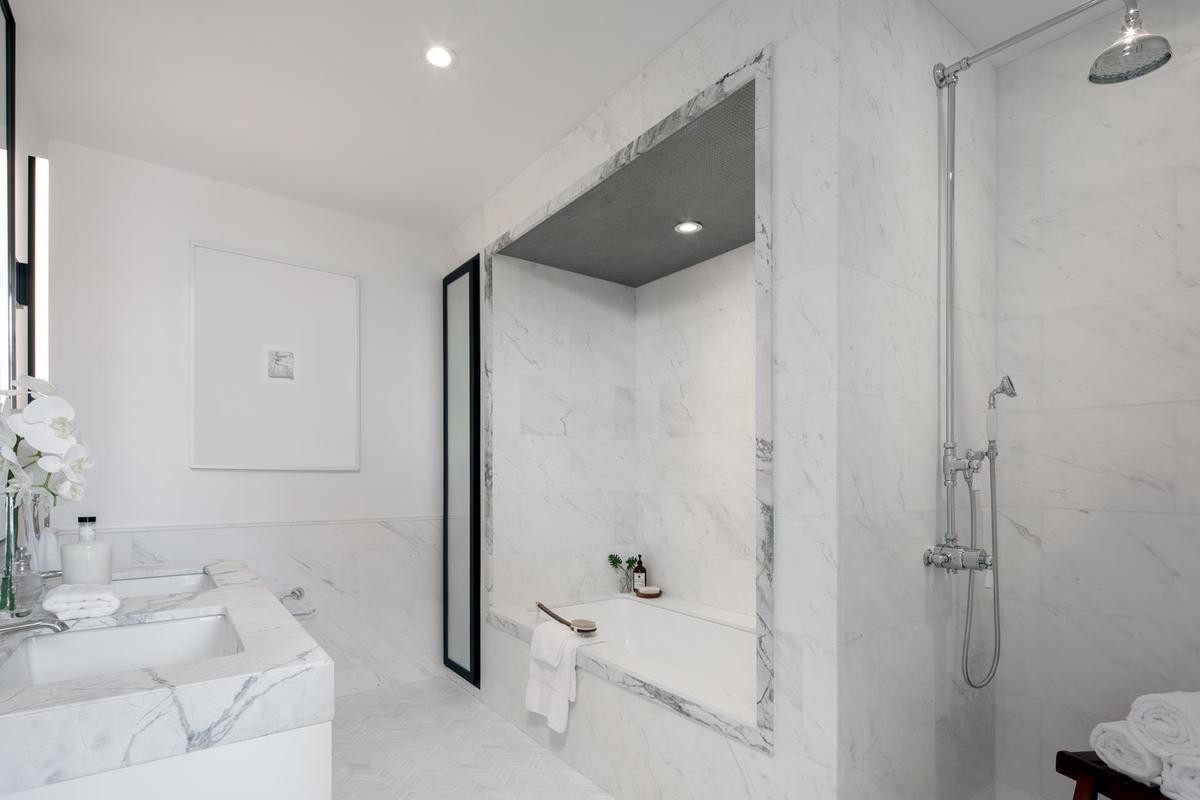 ... e uma casa de banho digna de um spa