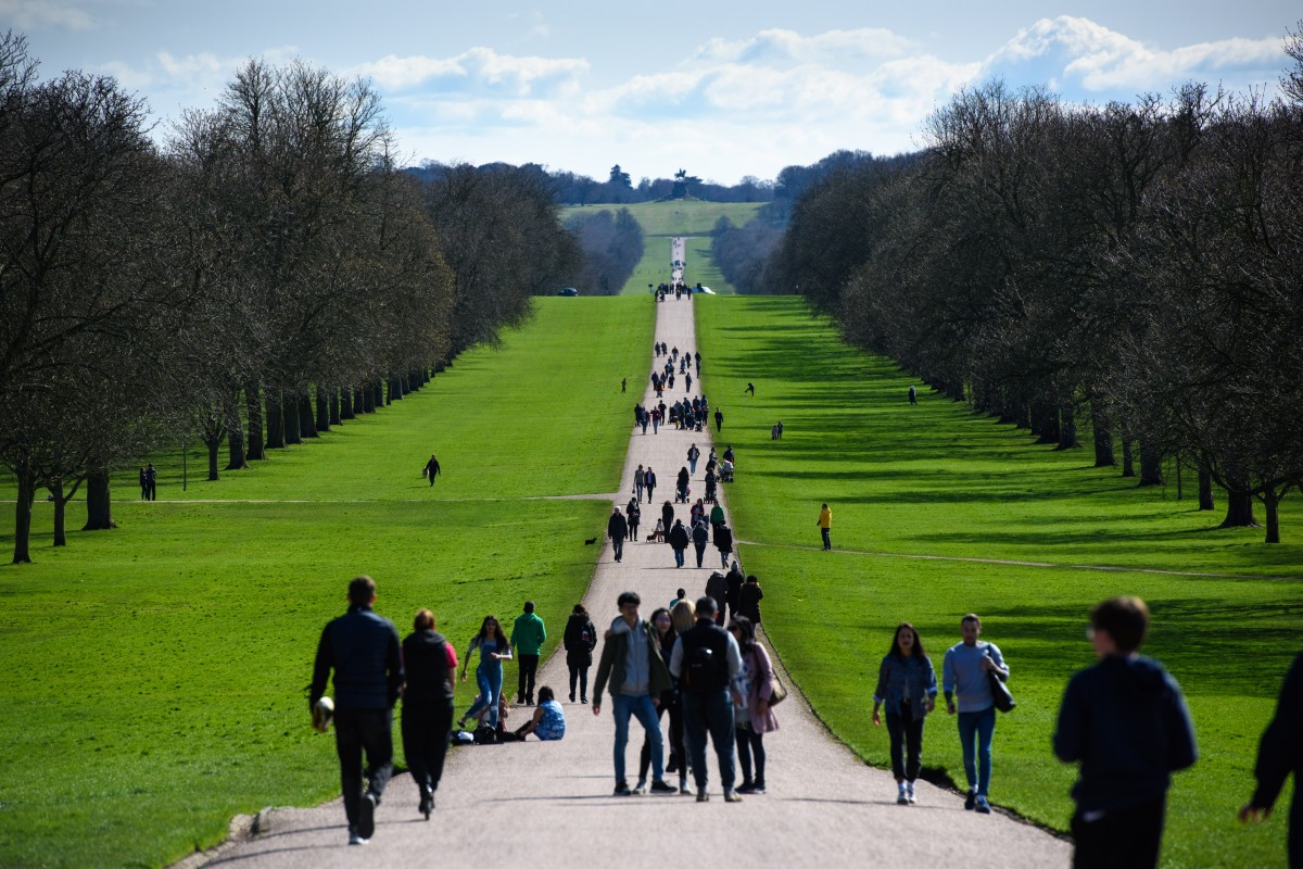 The Long Walk, Castelo de Windsor