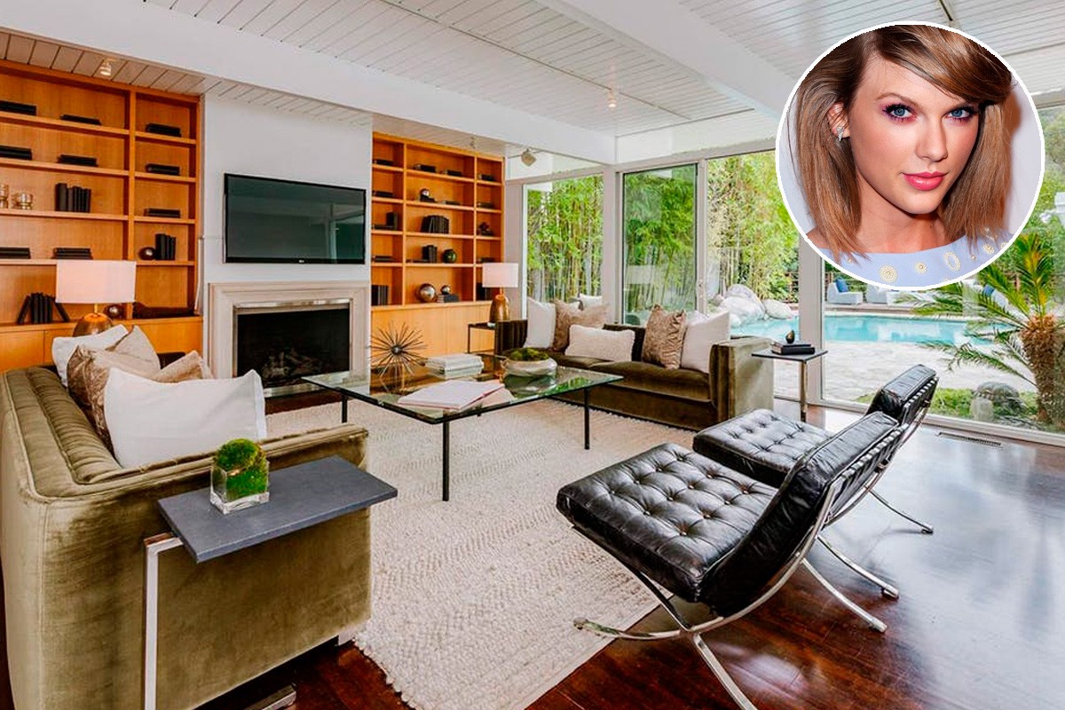 Uma das mansões de Taylor Swift em Beverly Hills está à venda por 2,5 milhões