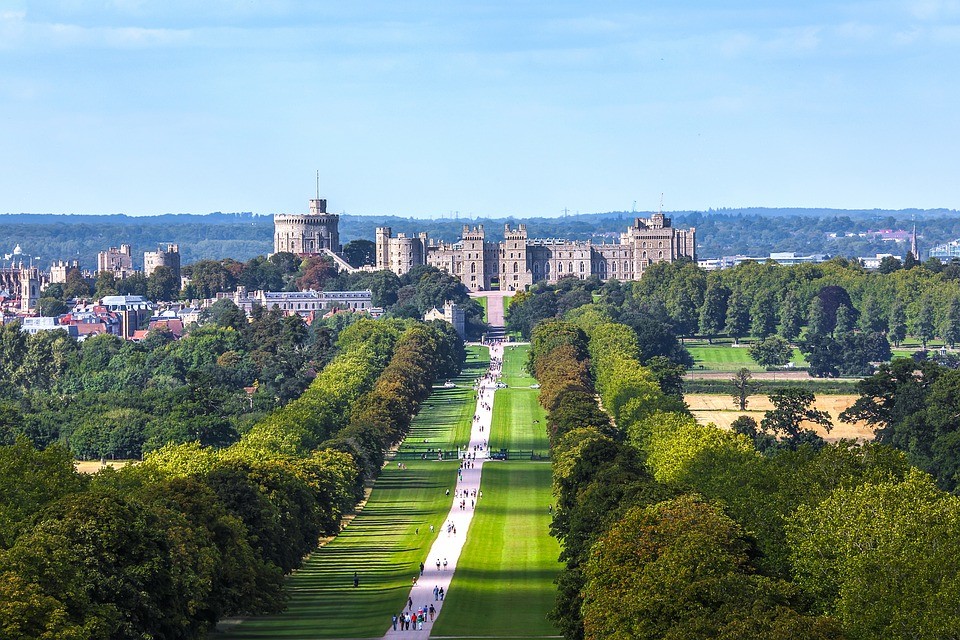 Vista geral do Castelo de Windsor