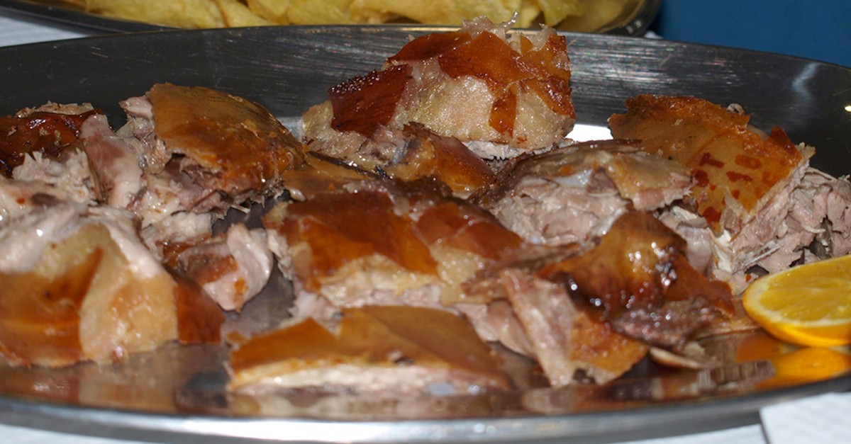 This special roasted suckling pig shows off the best cuisine in Coimbra