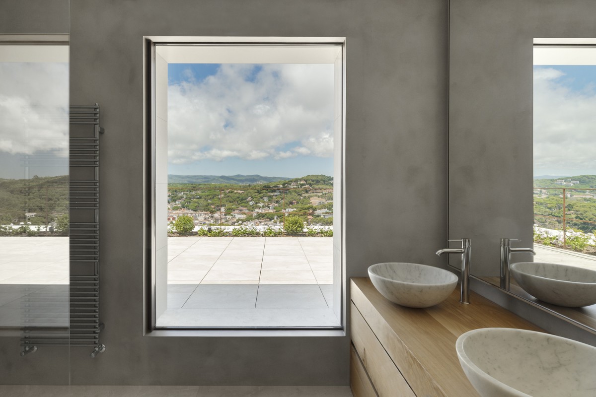 Todos os espaços da casa têm vistas deslumbrantes