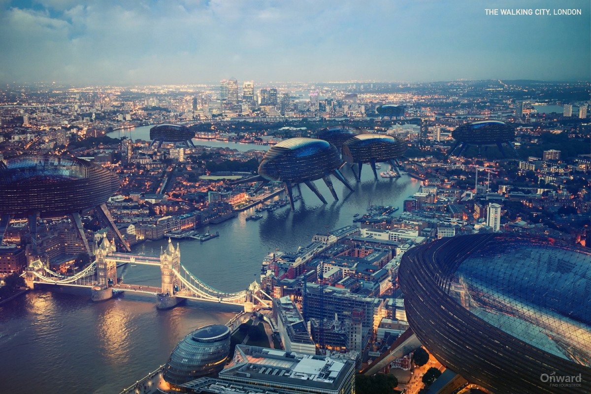 The Walking City, Londres, Inglaterra