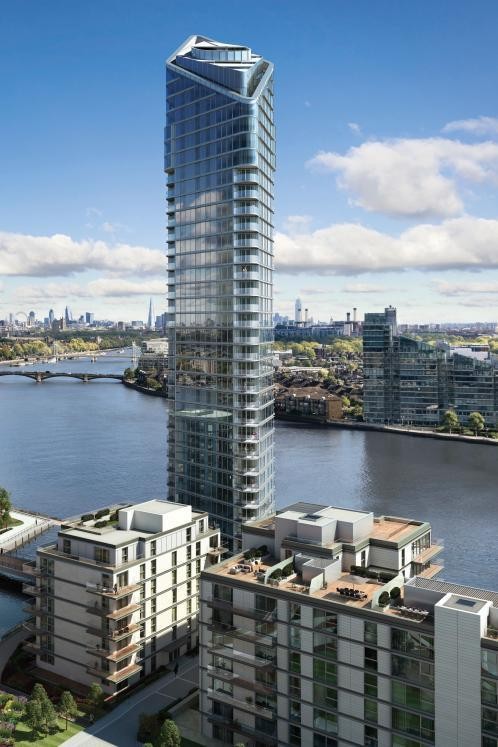 O edifício integra o projeto Chelsea Waterfront