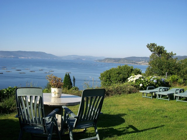 Het strand in Pontevedra