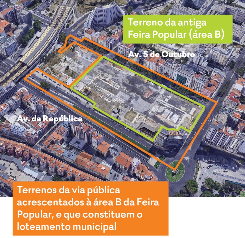 Lisboa: Câmara “anexa” quase três hectares de arruamentos para permitir construção em Entrecampos