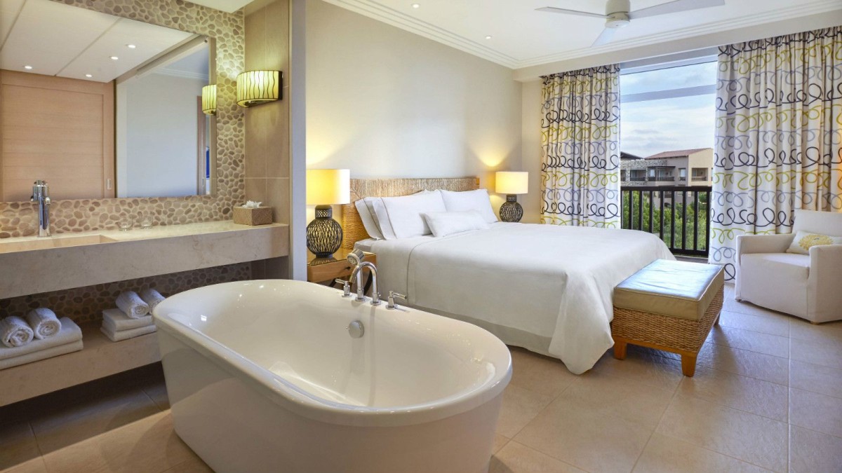 Um quarto equipado a rigor