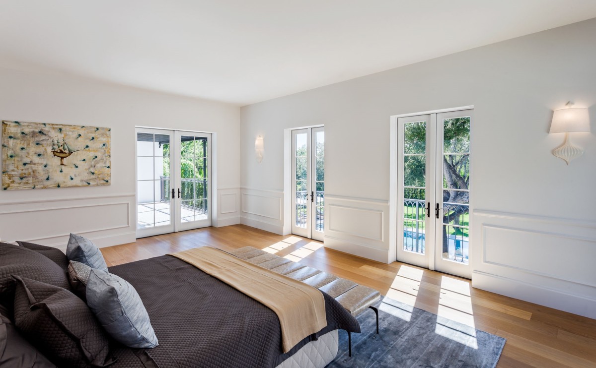 Grandes janelas em todas as divisões