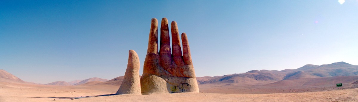 A mão do deserto manodeldesiertopanoramica