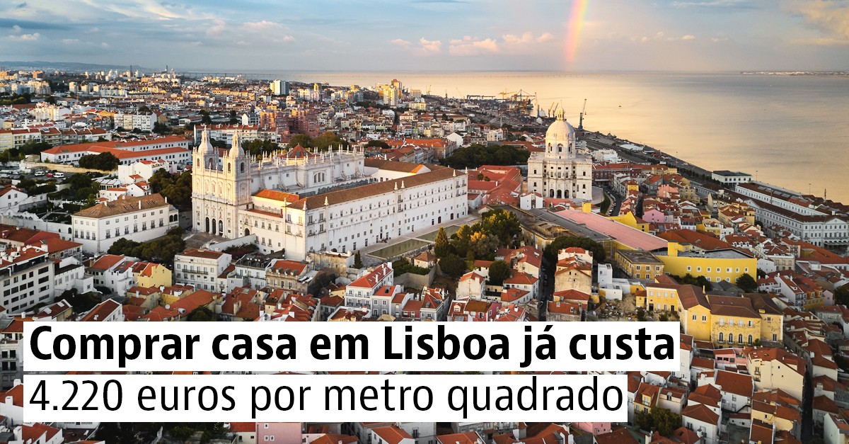 Preço das casas sobe 5,6% em Portugal no terceiro trimestre