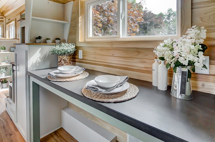 A casa tem um ar muito fresco