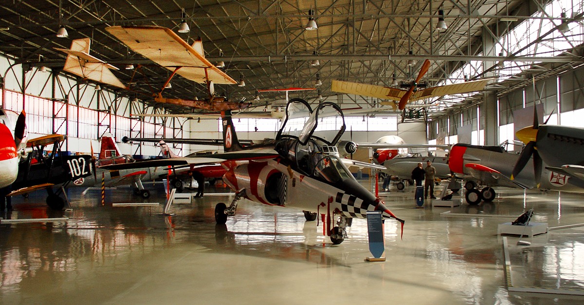 Collection of planes in the Air Museum