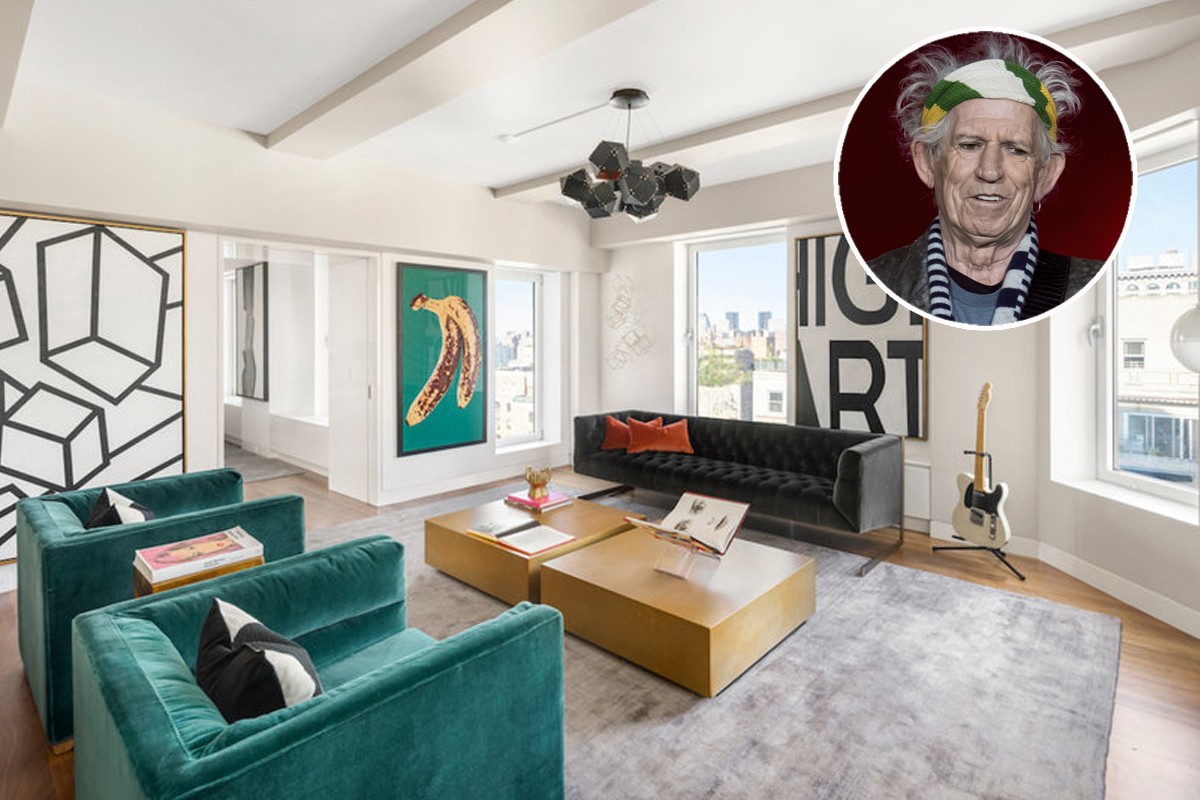 Keith Richards vende (finalmente) a penthouse em Nova Iorque por 7,7 milhões