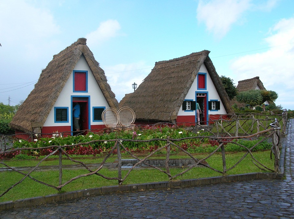 Las casas típicas de la isla de Madeira / Max Pixel Las casas típicas de la isla de Madeira / Max Pixel