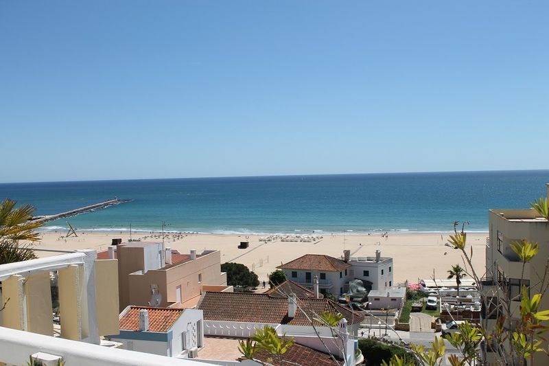 The beach next to the house is less touristy