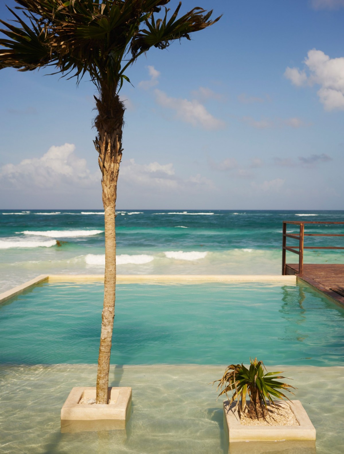... Ou piscina com mar