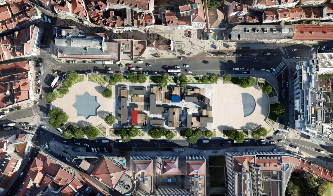 “Novo” Martim Moniz com contentores lança polémica entre lisboetas