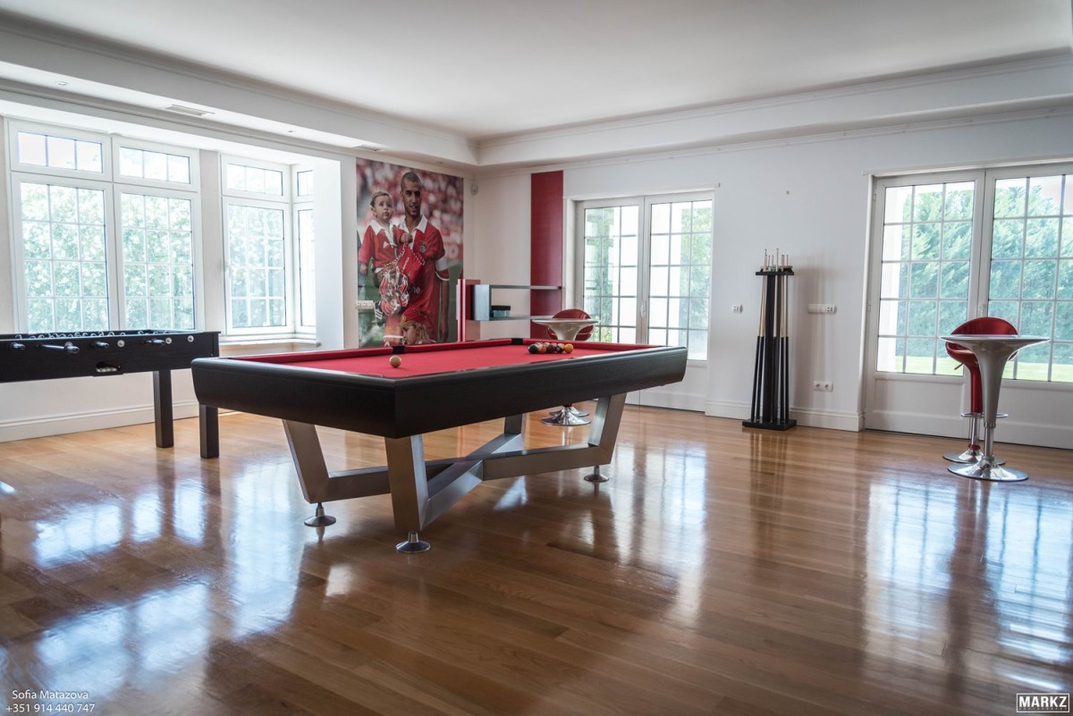 De biljartkamer