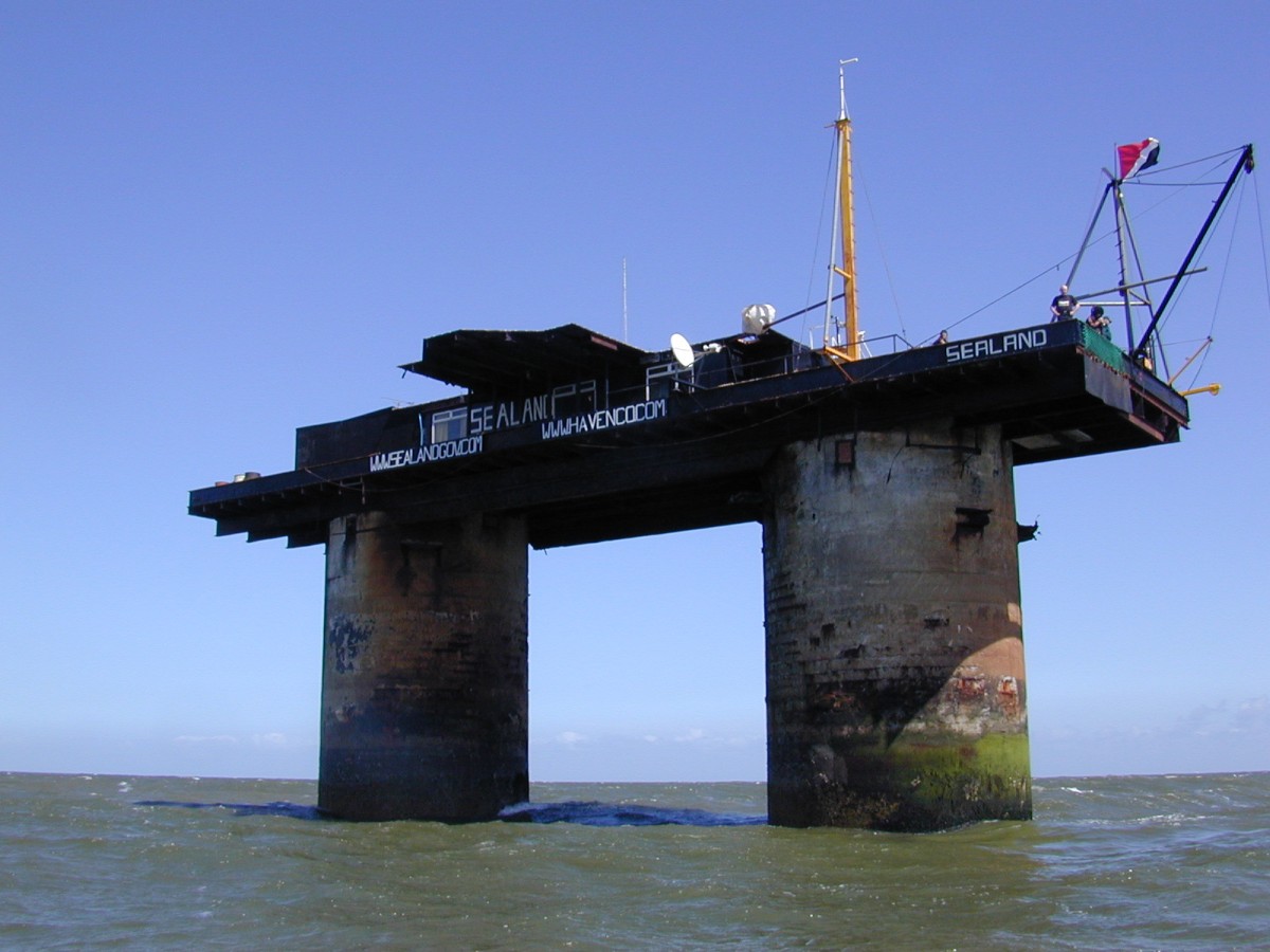 Bem-vindo a Sealand, que é de facto o país mais pequeno do mundo