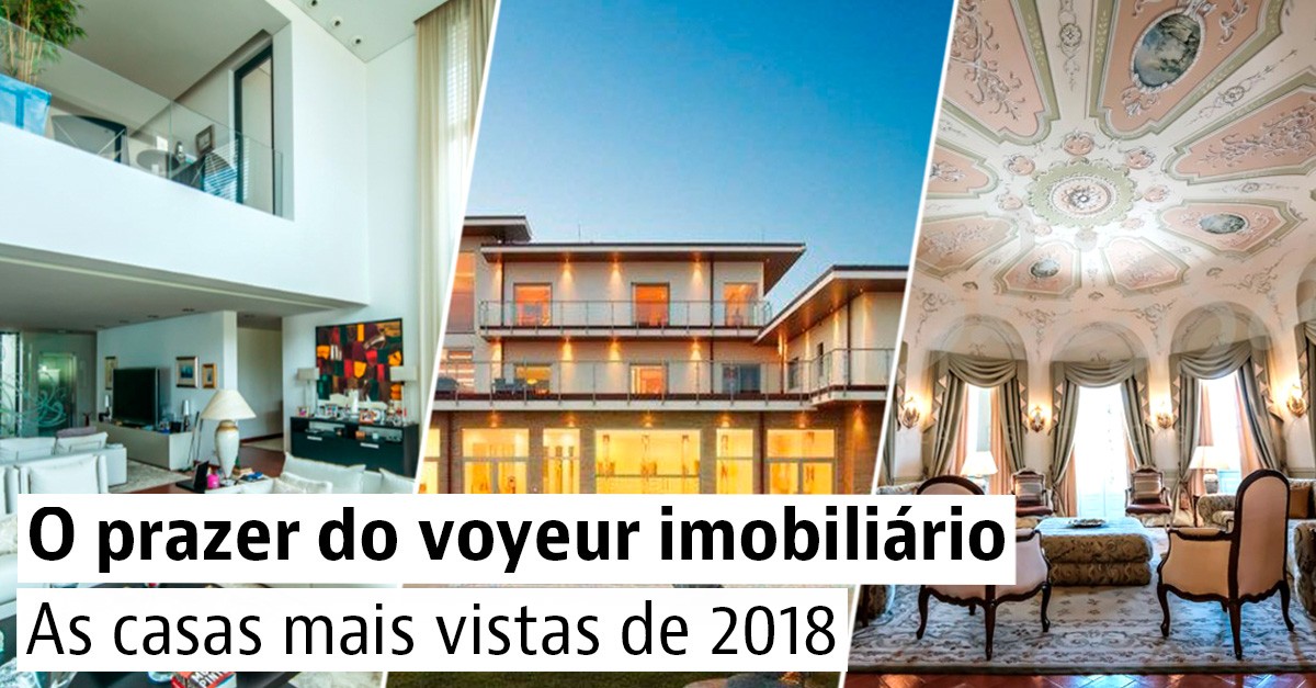 As 10 casas de luxo mais visitadas em 2018 (e que continuam à venda)