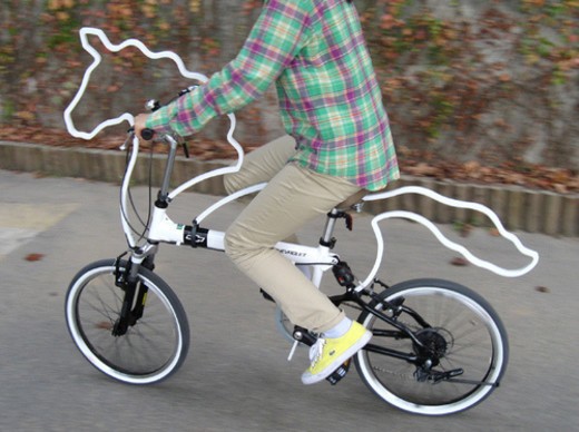 Uma bicicleta-cavalo