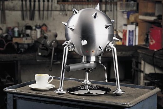 Máquina de café com picos?