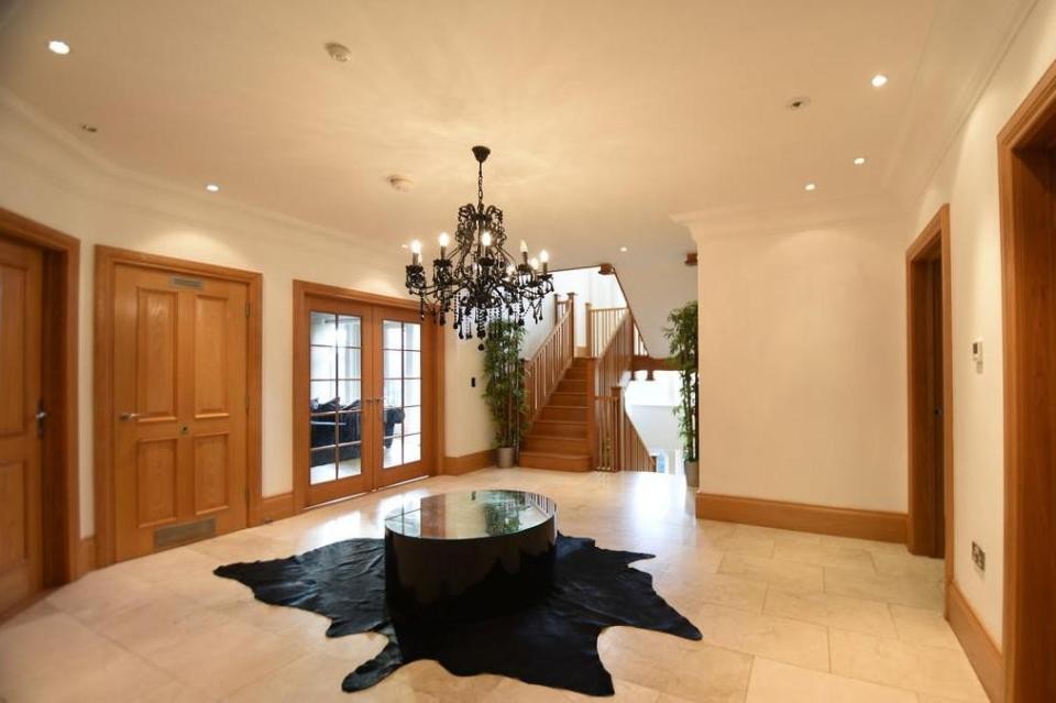 Um hall da casa