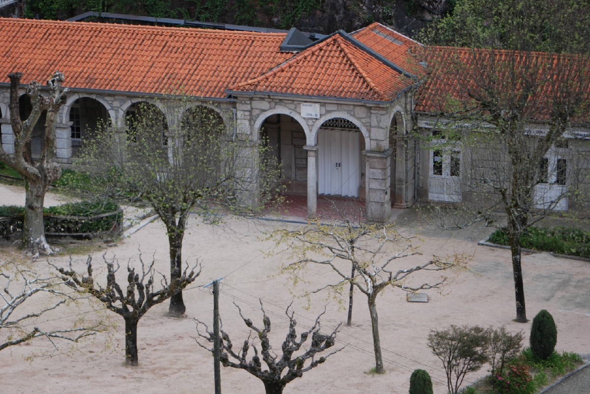 The entrace to the "Termas dos Gêres" complex