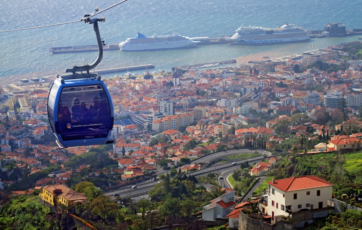 Cable car in Funchal / Wikimedia commons