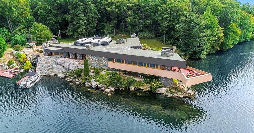 Conta com duas casas do arquiteto Frank Lloyd Wright Conta com duas casas do arquiteto Frank Lloyd Wright